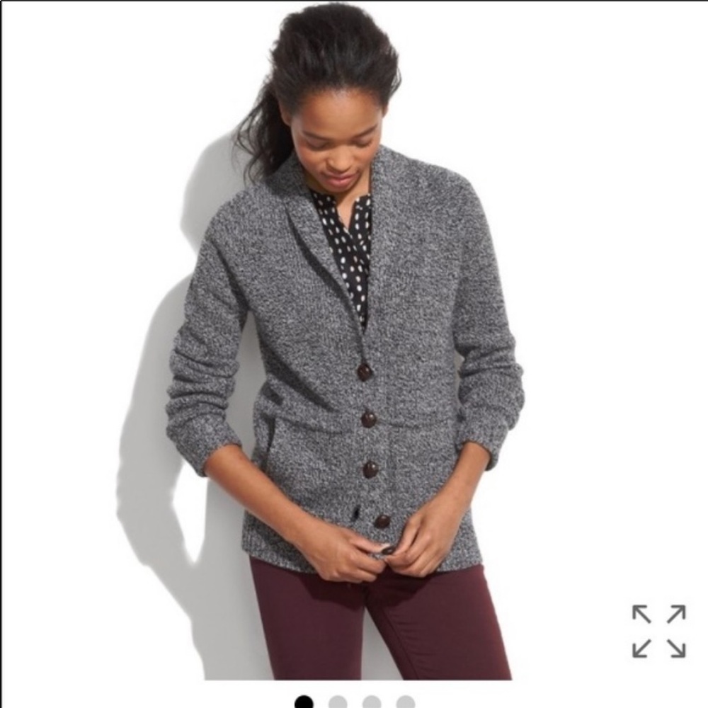 Madewell Wool Button Up Sweater